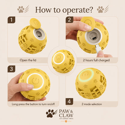 Paw & Claw™ 3-in-1 Interactive Treat Ball